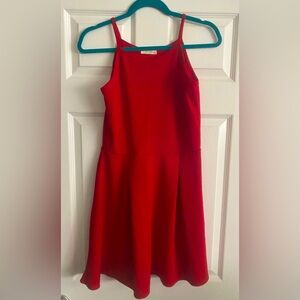 Red Sleeveless Dress
